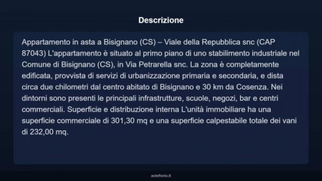 Immobile in asta di 301 m² con più di 5 locali in vendita a Bisignano - Foto 3