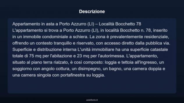Immobile in asta di 75 m², box auto in vendita a Porto Azzurro - Foto 4