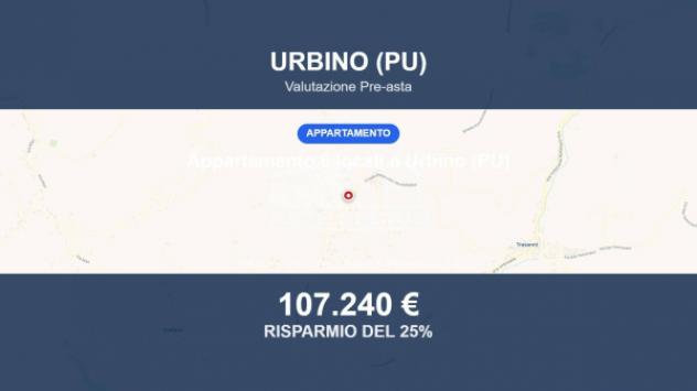 Immobile in asta di 159 m², box auto in vendita a Urbino