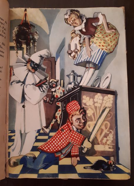 LE MASCHERE animate, Italiano Marchetti, Disegni animati di A. Mussino, 1944. - Foto 5