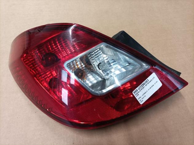 FANALE POST. SX Modello 5 Porte 999-U1298383 Parti elettriche  Fanaleria  Fanali  Fanale post. sx. OPEL - CORSA D - 01-06-2011 - 01-01-2015, OPEL - CO