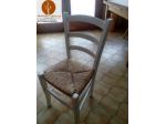 Sedie Legno Ristorante Bar Shabby cod 3011/P Bianco Laccato Consumato
