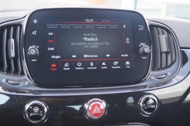 FIAT 500 1.0 Hybrid NERO PERLATO prezzo vero Apple car+andr rif. 23478212 - Foto 9