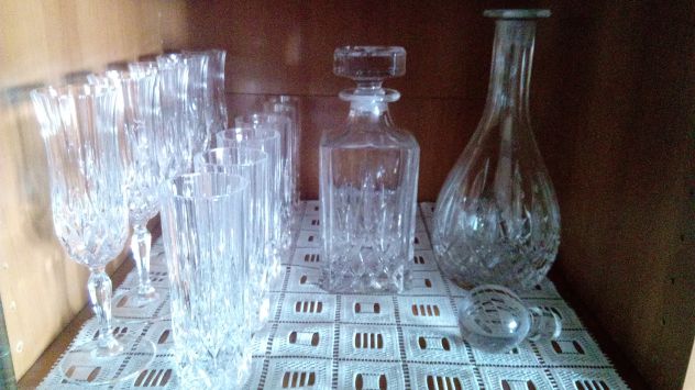 Kit BOTTIGLIE E BICCHIERI RCR cristallo di rocca