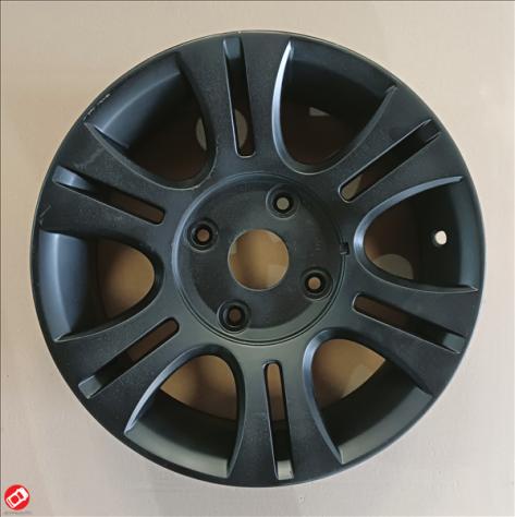 1007020 CERCHIO IN LEGA 14'' NERO MICROCAR M.GO