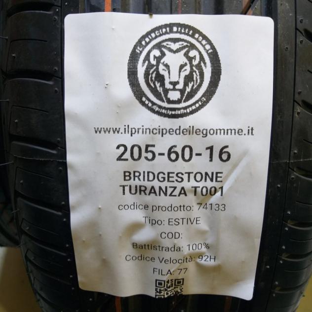 4 GOMME 205 60 16 BRIDGESTONE A74133 - Foto 2