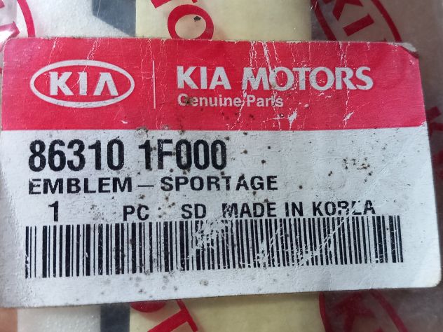 emblema sportage 86310-1F000 originale - Foto 3