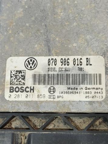 CENTRALINA MOTORE VOLKSWAGEN Touareg 1° Serie 070906016BL 0281011859 BAC diesel 2459 (0206) - Foto 2