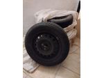 4 gomme invernali con cerchioni in ferro 185/65 r15