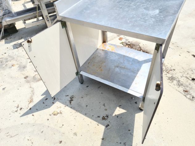 angolare inox per piano lavoro usato - Foto 3