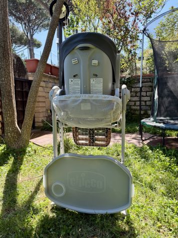 Seggiolone Chicco Polly Magic Relax grigio reclinabile e regolabile - Foto 3