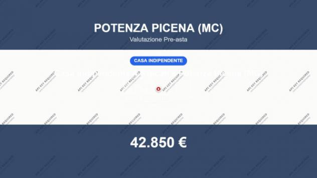 Immobile in asta di 154 m² in vendita a Potenza Picena