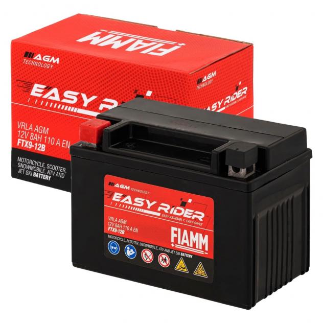 FIAMM Easy Rider FTX9-12B Batteria Moto AGM 12V 8Ah 110A