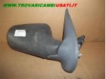 RETROVISORE EST.D.reg.man.(-04/97) NERO FIAT PUNTO 55 / 60 / 85 / GT Vetri …