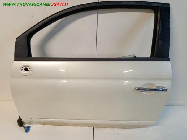 PORTA S. BIANCO PERLATO NO ALZ SE 999-U1305667 Carrozzeria  Lamierati esterni  Porte  Porta ant. sx. ABARTH - 500 / 595 / 695 - 01-07-2008 - 01-05-201
