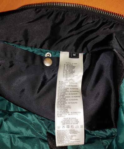 Bomber Diesel nero, con fodera interna verde. - Foto 4