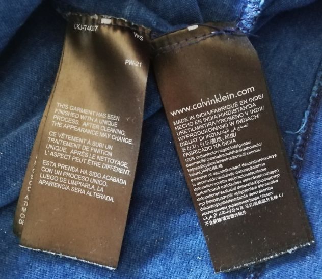 Maglia t-shirt da uomo Calvin Klein - Foto 5