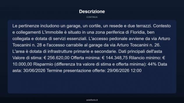 Immobile in asta di 427 m², box auto in vendita a Floridia - Foto 15