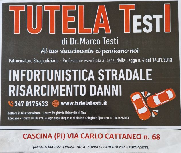 Infortunistica stradale / risarcimento danni TUTELA TestI di Dr. Marco Testi - Foto 3