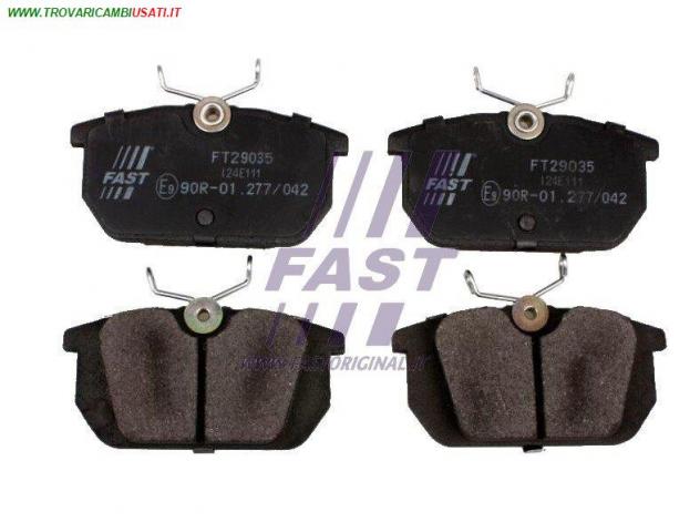 PASTIGLIE FRENO FIAT PUNTO 93 POSTERIORE SENZA SENSORE FT29035