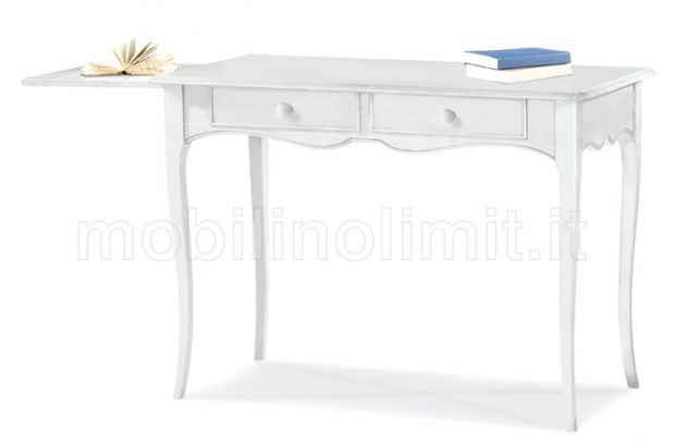 Scrittoio 2 Cassetti - Bianco Opaco - Nuovo