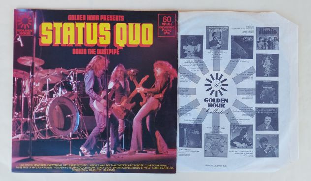 Status Quo-Down the dustpipe LP 33 giri Etichetta:Golden Hour GH 604 anno 1975 - Foto 2