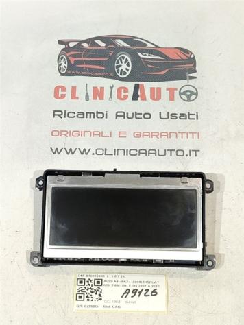 DISPLAY MULTIFUNZIONE COMPUTER DI BORDO AUDI A4 Avant (8K5) 8T0919603 CAG (0815)