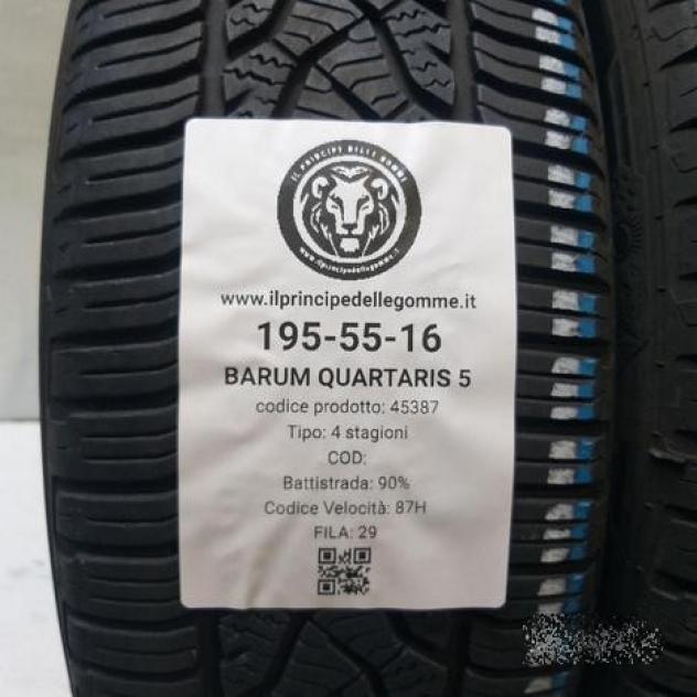 2 gomme 195 55 16 barum a45387 - Foto 2