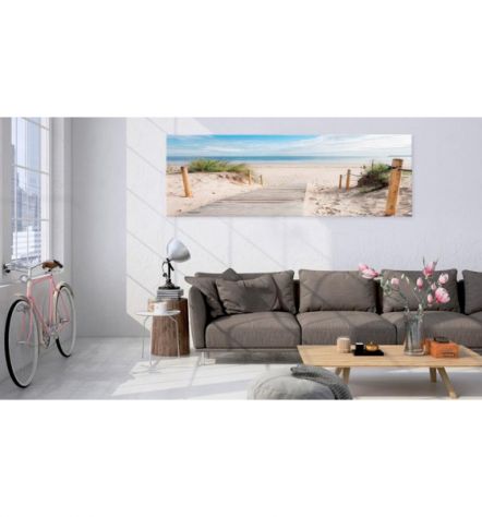 Quadro Alla Spiaggia - Rettangolare - ARREDALACASA - Foto 2