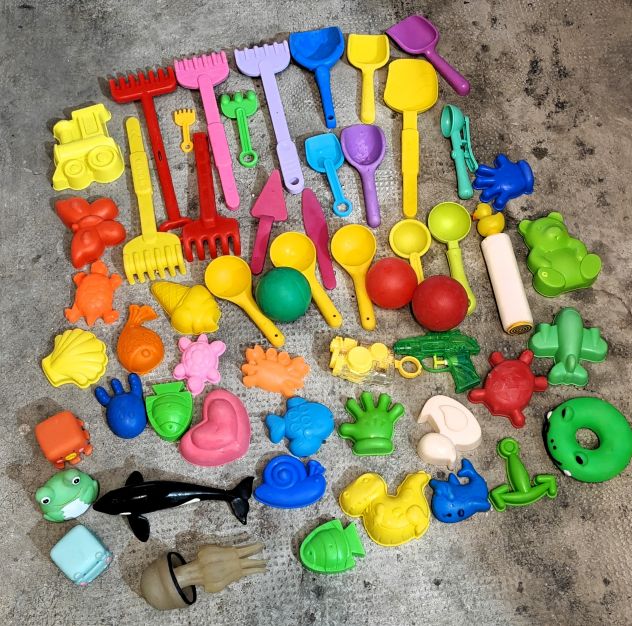 giochi da mare / spiaggia maxi lotto, 92 pezzi, affare - Foto 2