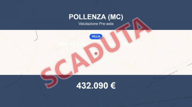 Immobile in asta di 285 m² con più di 5 locali e box auto in vendita a Pollenza