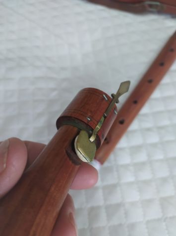 Antico flauto dolce contralto o tenore raro in legno marchio Barenreiter - Foto 2