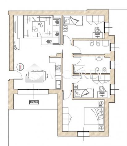 APPARTAMENTO di 4 vani e di 151 mq (CARBONERA) rif. SM4901 - Foto 6