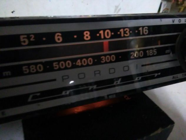 autoradio CONDOR PORDOI anni 60 in OM