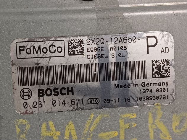 0281014671 centralina ECU per LAND ROVER RANGE SPORT 3.0 D 4X4 2005 9X2Q-12A650 - Foto 6