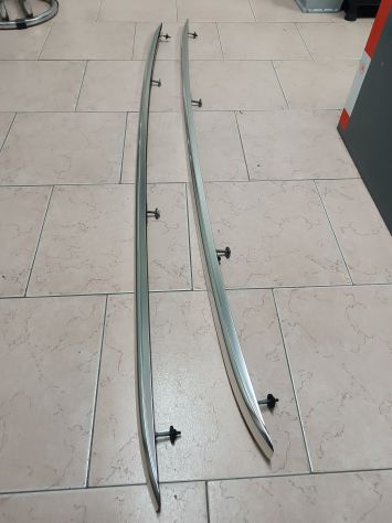 Barre tetto longitudinali cromato Audi A4 B8 (08>15<)
