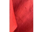 Pelle nappa anilina plissettata  colore rosso