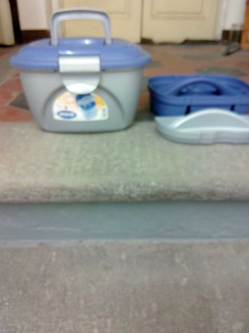 Beauty case portatutto in plastica rigida