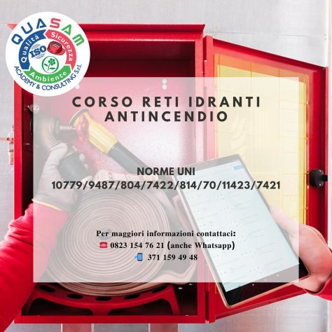 Decreto Controlli: Reti idranti e naspi (12 ore)