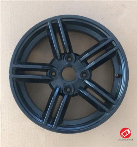 6BE080 CERCHIO IN LEGA 15 NERO SATINATO AIXAM COUPE E-COUPE