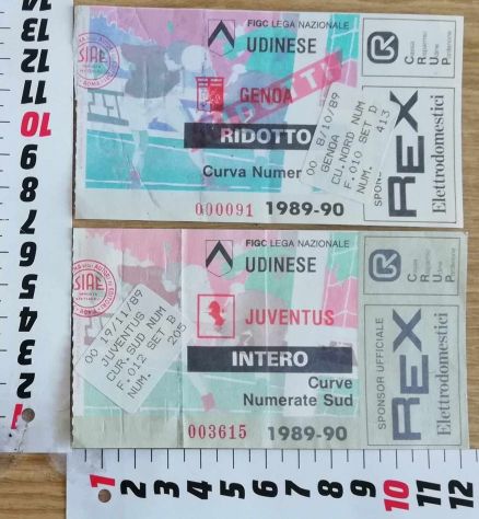 Biglietto Juventus - Real Madrid del 5 novembre 1986 in Coppa dei Campioni - Foto 5