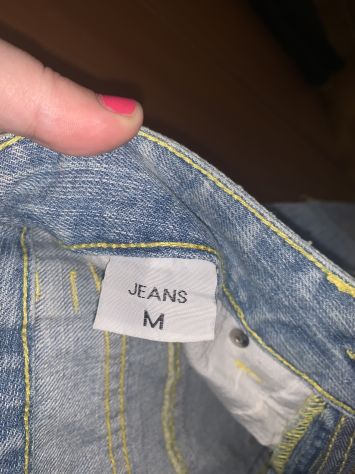 JEANS MESSI 2 VOLTE PERFETTI DA DONNA VINTAGE IN COTONE - Foto 7
