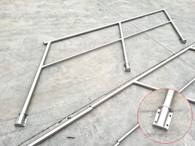 ringhiere inox per scala usate - Foto 2