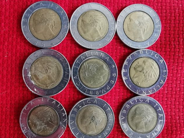 MONETE DA ( 500 - LIRE ) - Foto 6