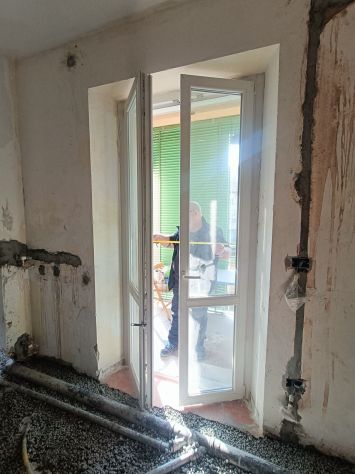 INFISSO -Portafinestra in PVC Bianco, Moderno