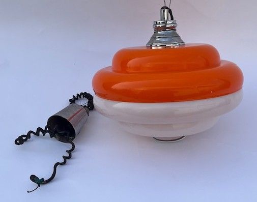 Lampadario Arancione / Bianco - Foto 2