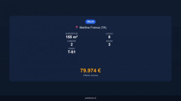 Immobile in asta di 155 m² con più di 5 locali in vendita a Martina Franca - Foto 16