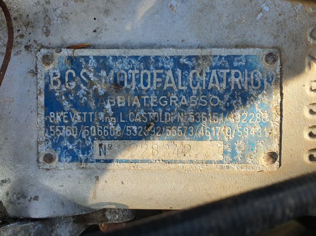 MOTOFALCIATRICE BCS 622 MOTORE ACME AL480 - Foto 8