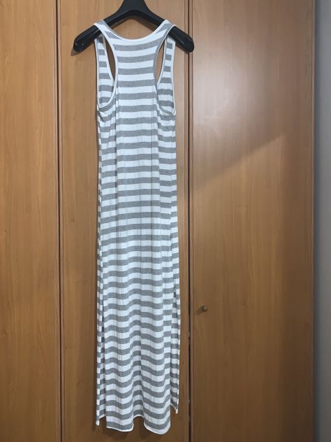 VESTITO ESTIVO LUNGO/COPRI COSTUME ELASTICIZZATO COME NUOVO DA DONNA VINTAGE A R - Foto 7