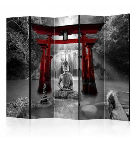 Paravento ARREDALACASA Buddha N.2 Con 5 Ante